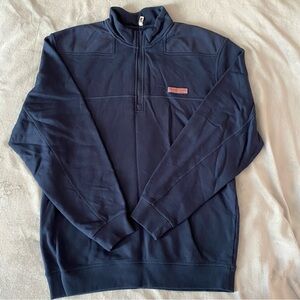 Vineyard Vines men’s quarter-zip dark blue sweatshirt